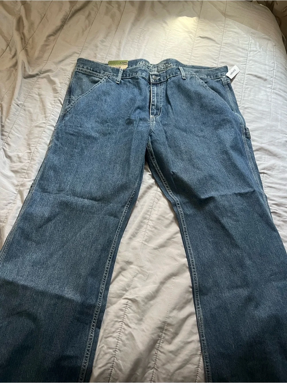 Old Navy Men's Relaxed Fit Dark Blue Denim Jeans
